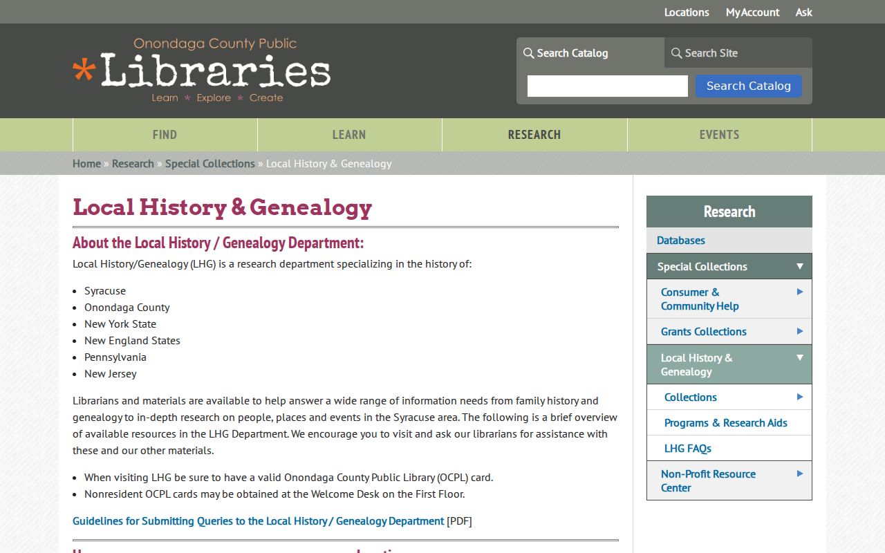Lysander city directory research at OCPL Local History and Genealogy